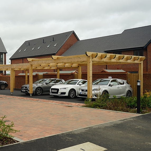 Timber Carports Parking For New Developments