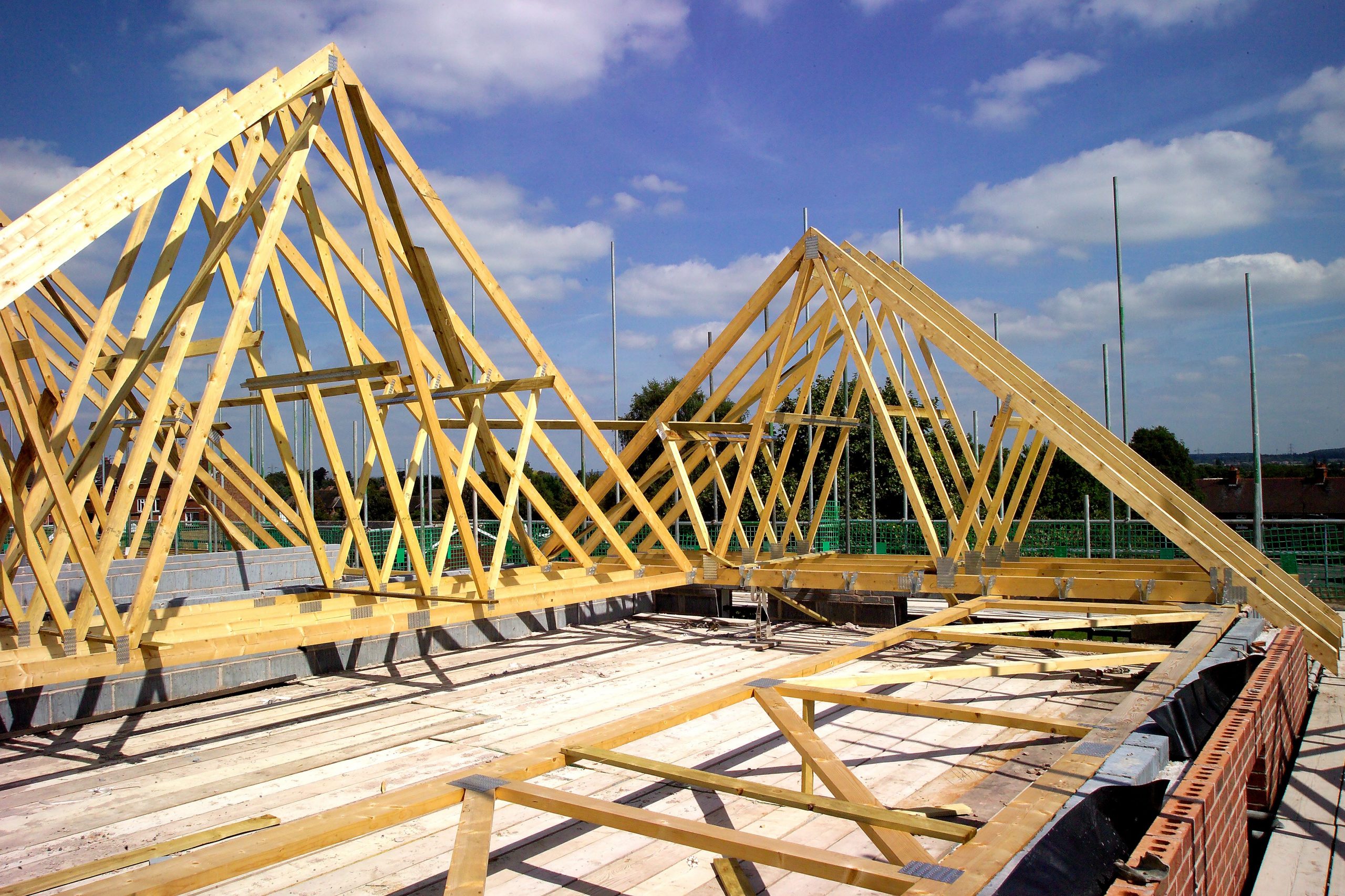 hesketh road roofing trusses in progess scotts of thrapston